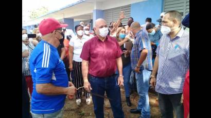 Roberto Morales Ojeda de visita en Matanzas