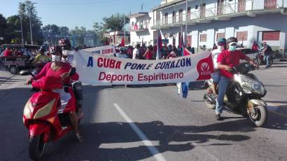 Caravana en Sancti Spíritus 