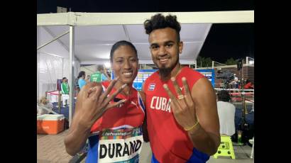 Los principales estandartes de la delegación cubana en Tokio serán los estelares velocistas Omara Durand y su guía Yunior Kindelán.