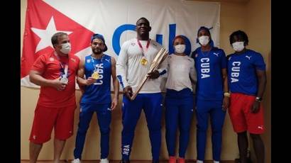 Leuris, Orta, Mijaín, Yaimé, Juan Miguel y Maykel dieron mucha alegría a Cuba con sus medallas. 
