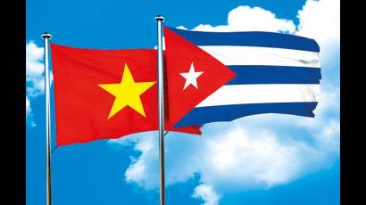 Banderas Cuba Vietnam