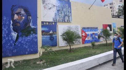 Nuevo mural de San Lázaro y Oquendo