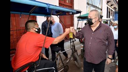 Recorrido de Manuel Marrero Cruz por Centro Habana