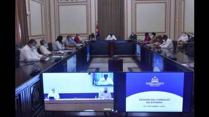 Las disposiciones aprobadas por los miembros del Consejo de Estado