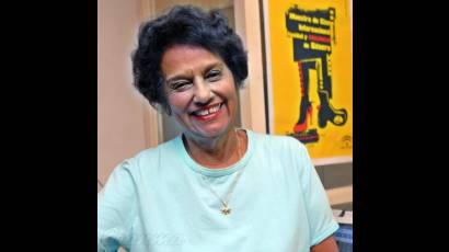 Periodista y escritora cubana Marta Rojas