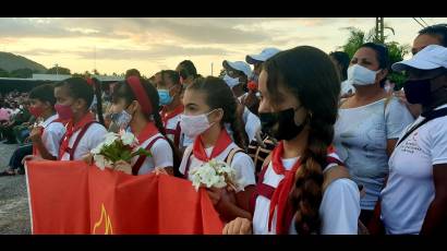 Homenaje a Camilo Cienfuegos en Isla de la Juventud. 