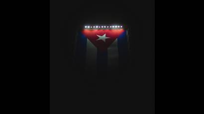 La bandera de la República de Cuba