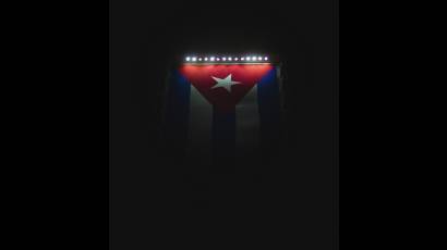 La bandera de la República de Cuba