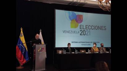 Pedro Calzadilla, presidente del Consejo Nacional Electoral