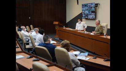 Videoconferencia con el Contingente Henry Reeve