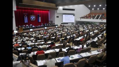 Jornada de trabajo del Parlamento cubano