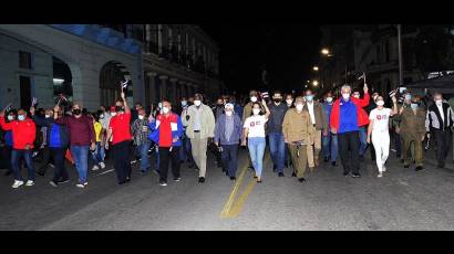 Marcha de las Antorchas en La Habana