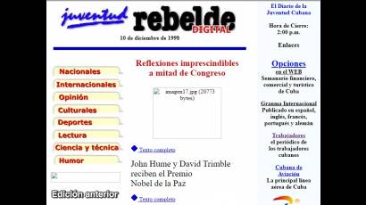 Juventud Rebelde, sitio antiguo