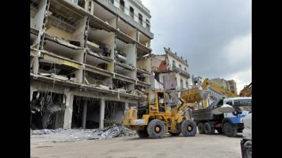 Explosión en el Hotel Saratoga