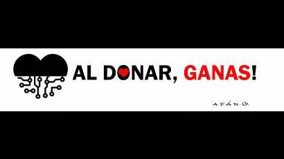 Al donar, ganas!