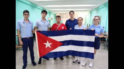 Estudiantes cubanos que participan en Olimpiada Internacional de Química