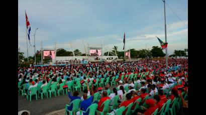 Acto central por el 26 de Julio, en Cienfuegos