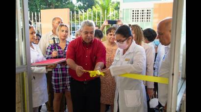 Inauguración del servicio de Quimioterapia ambulatoria del hospital Miguel Enríquez