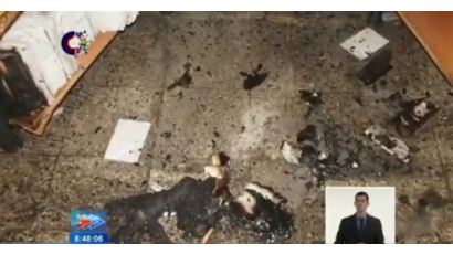 Actos vandálicos con coctel molotov contra tienda capitalina