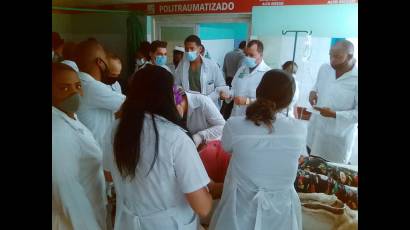 Accidente de tránsito masivo en Santiago de Cuba
