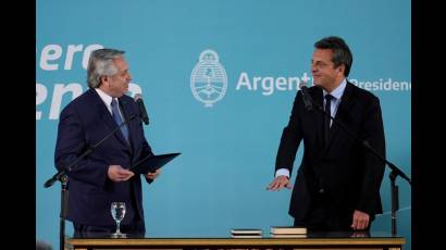 Alberto Fernández y Sergio Massa