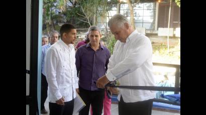 Miguel Díaz-Canel Bermúdez en aniversario de los Joven Club