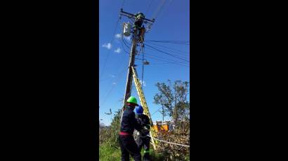 La ayuda de contingentes de todo el país ha sido esencial en la recuperación de la provincia. 