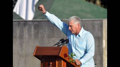 Presidente cubano Miguel Díaz-Canel Bermúdez