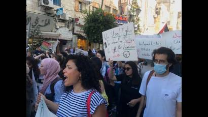 Protestas en Palestina