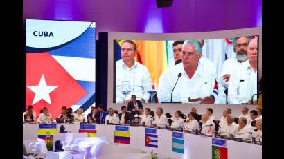 Intervención de Miguel Díaz-Canel en la XXVIII Cumbre de Jefes de Estado y de Gobierno de la Conferencia Iberoamericana