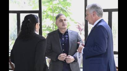 El fiscal general Tarek William Saab sostuvo un encuentro con el Presidente Miguel Díaz-Canel