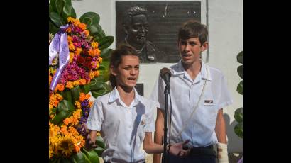 Homenaje a José Antonio Echeverría y sus compañeros de lucha.