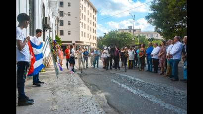 Homenaje a José Antonio Echeverría y sus compañeros de lucha