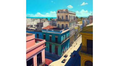 Una mirada a La Habana según la inteligencia artificial Midjourney.