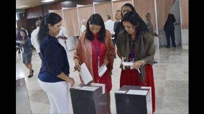 Proceso para la votación