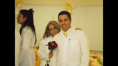 Carlos Yohan Cruz y Gleiny Vázquez