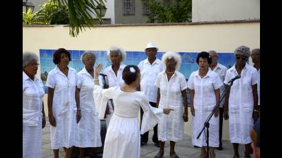 Abuelos en el Convento de Belén