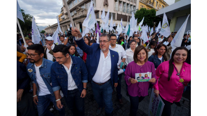 Primera vuelta electoral en Guatemala