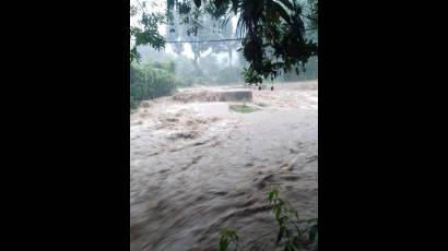 Inundaciones en Santiago de Cuba