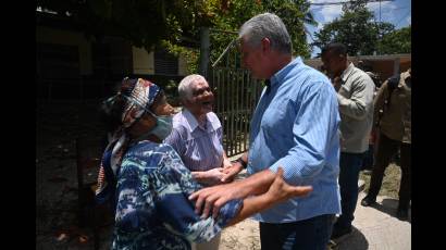 Visita de Díaz-Canel a Granma