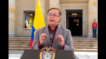 El presidente de Colombia, Gustavo Petro