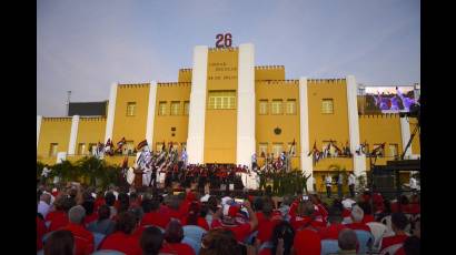 Acto central por el Día de la Rebeldía Nacional