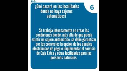 Detalles sobre el proceso de bancarización de las operaciones en Cuba. 