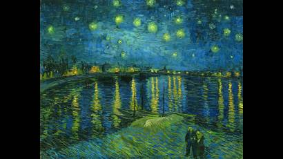 Óleo Noche estrellada de Van Gogh