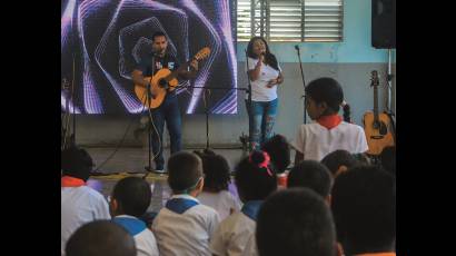 En la escuela especial Sierra Maestra