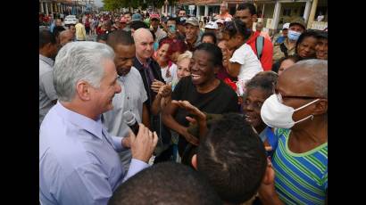 El Primer Secretario del Comité Central del Partido Comunista y Presidente de la República de Cuba, Miguel Díaz-Canel Bermúdez,  recorrió este martes el municipio pinareño de San Luis