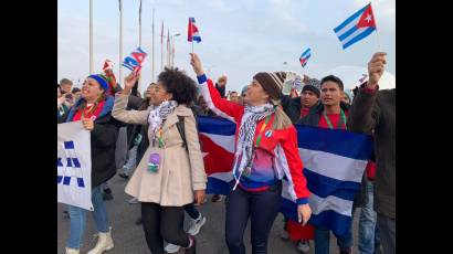 La alegría de la comitiva cubana en Sochi es contagiosa. 