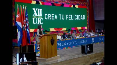 Última jornada del 12mo. Congreso de la UJC-8