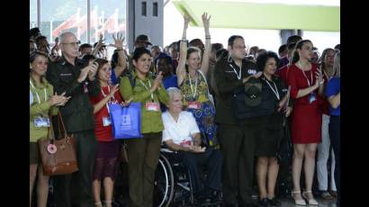 Denuncia pública de los delegados en contra del bloqueo económico, comercial y financiero impuesto por Estados Unidos contra Cuba