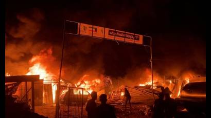 Israel bombardeo campamentos de refugiados